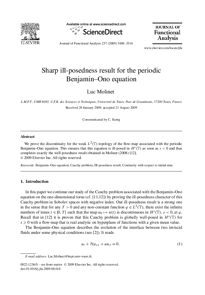 Sharp ill-posedness result for the periodic Benjamin–Ono equation