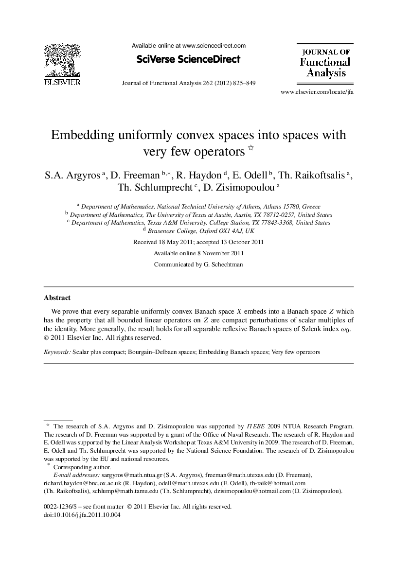 Embedding uniformly convex spaces into spaces with very few operators 