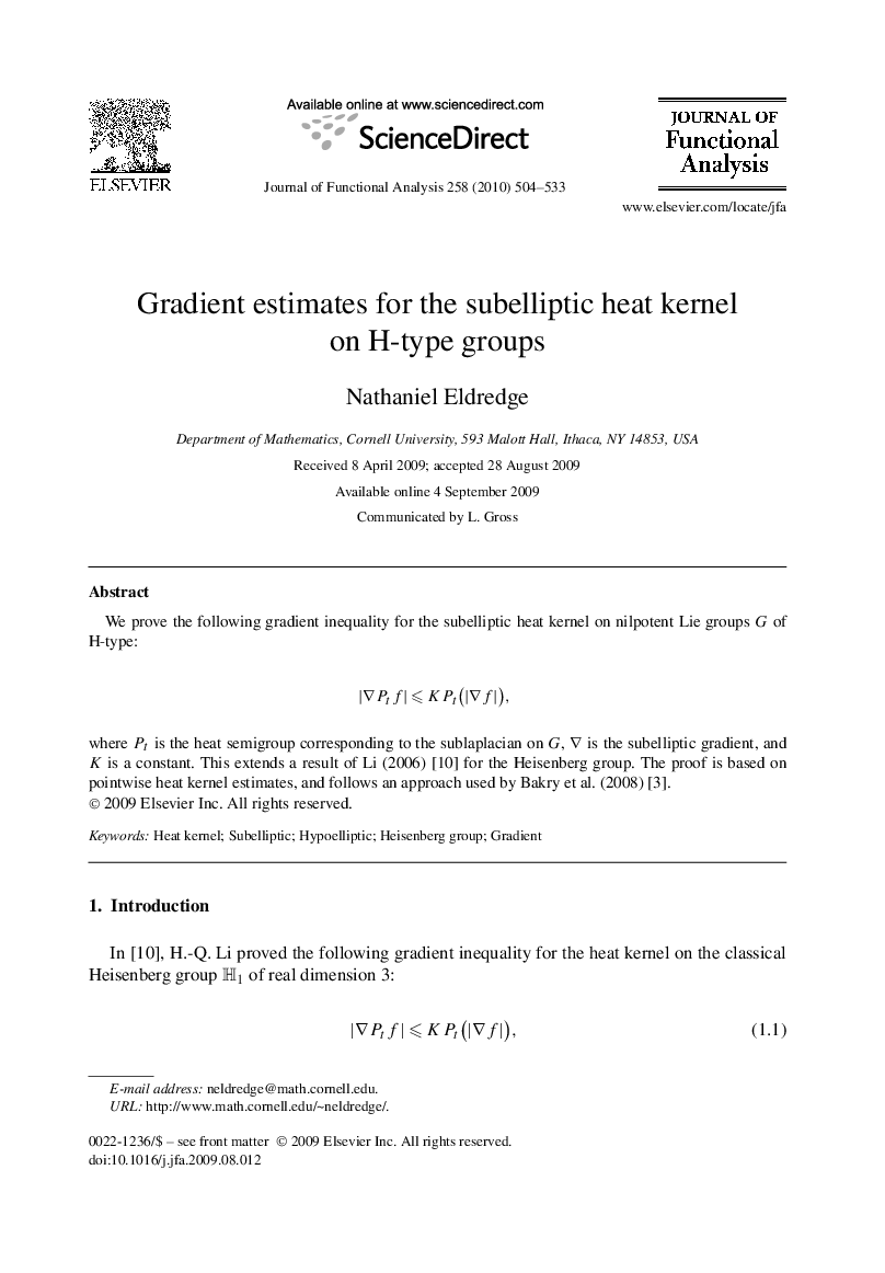 Gradient estimates for the subelliptic heat kernel on H-type groups