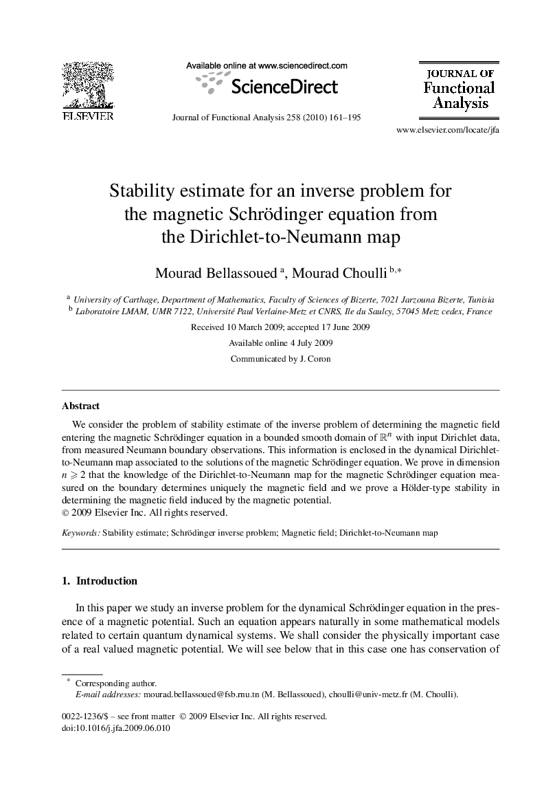 Stability estimate for an inverse problem for the magnetic Schrödinger equation from the Dirichlet-to-Neumann map