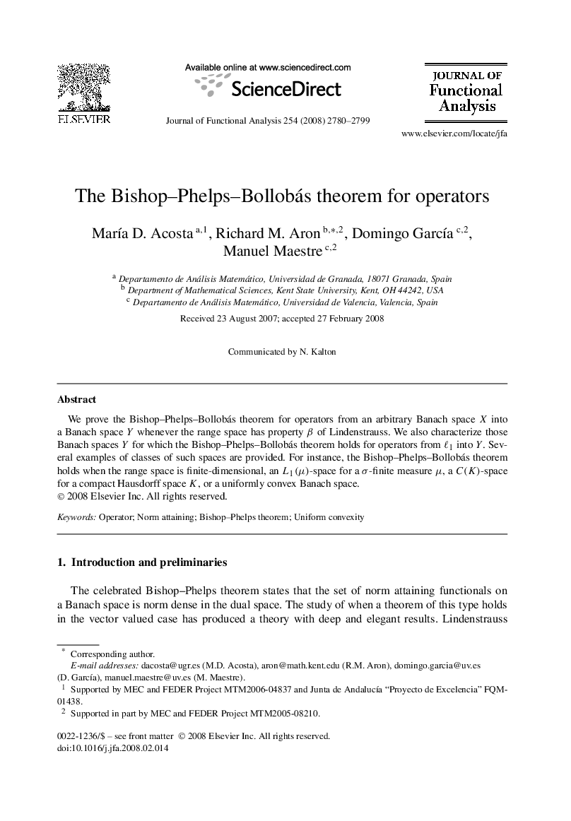 The Bishop–Phelps–Bollobás theorem for operators