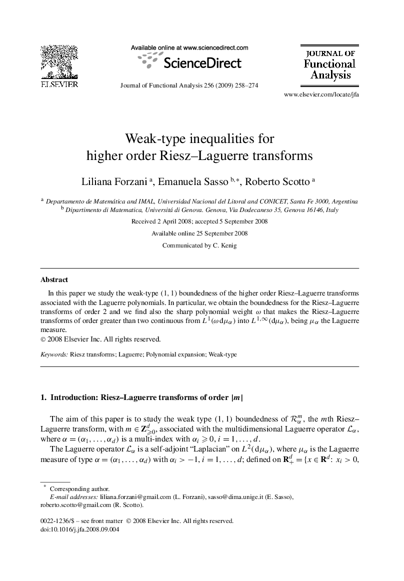 Weak-type inequalities for higher order Riesz–Laguerre transforms