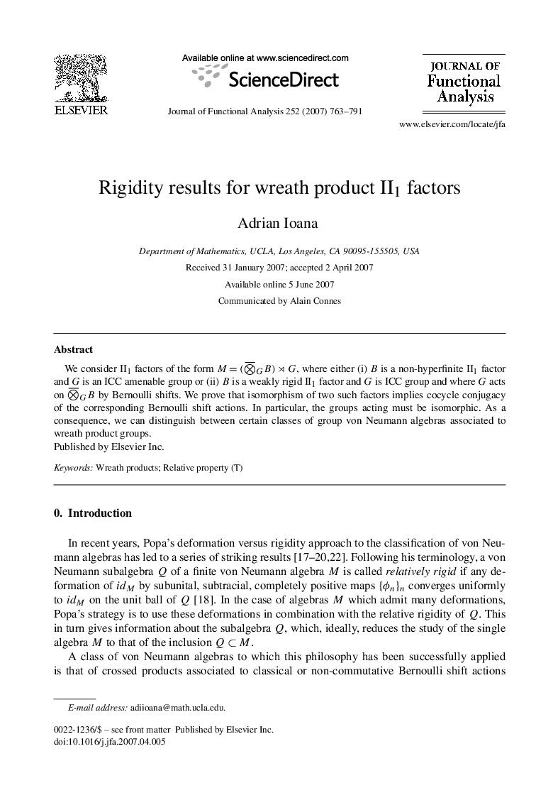 Rigidity results for wreath product II1 factors