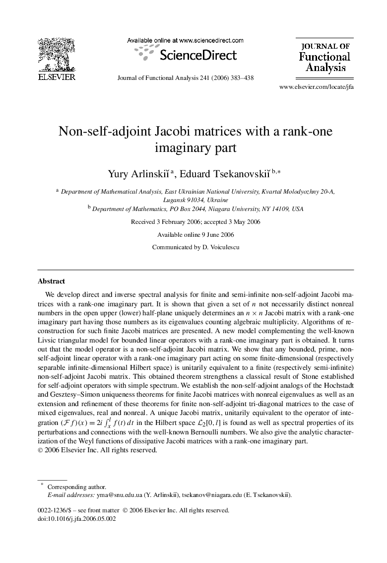 Non-self-adjoint Jacobi matrices with a rank-one imaginary part