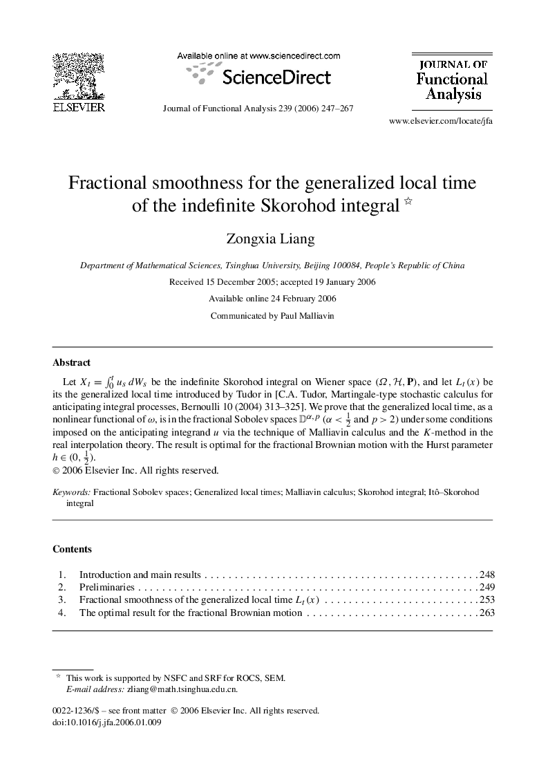 Fractional smoothness for the generalized local time of the indefinite Skorohod integral 