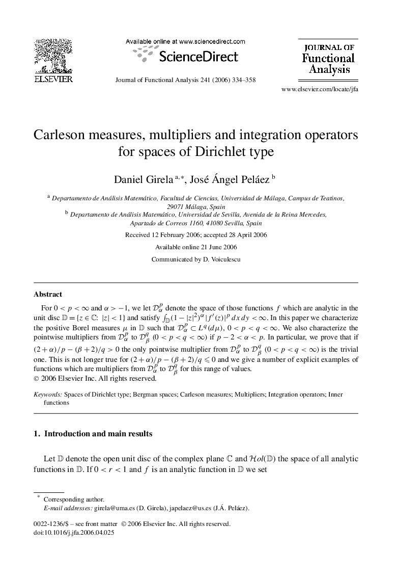 Carleson measures, multipliers and integration operators for spaces of Dirichlet type