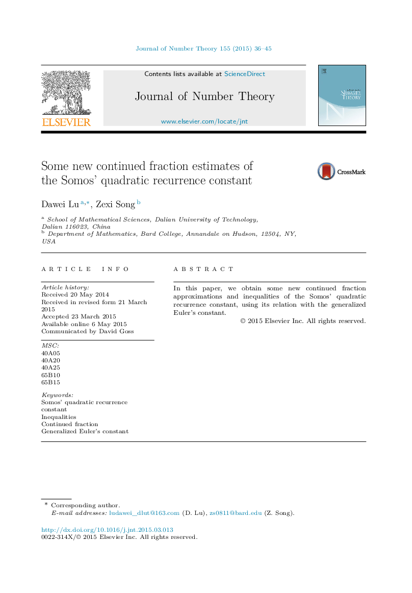 Some new continued fraction estimates of the Somos' quadratic recurrence constant