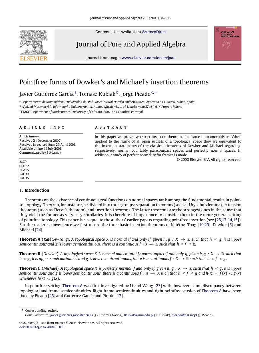 Pointfree forms of Dowker’s and Michael’s insertion theorems