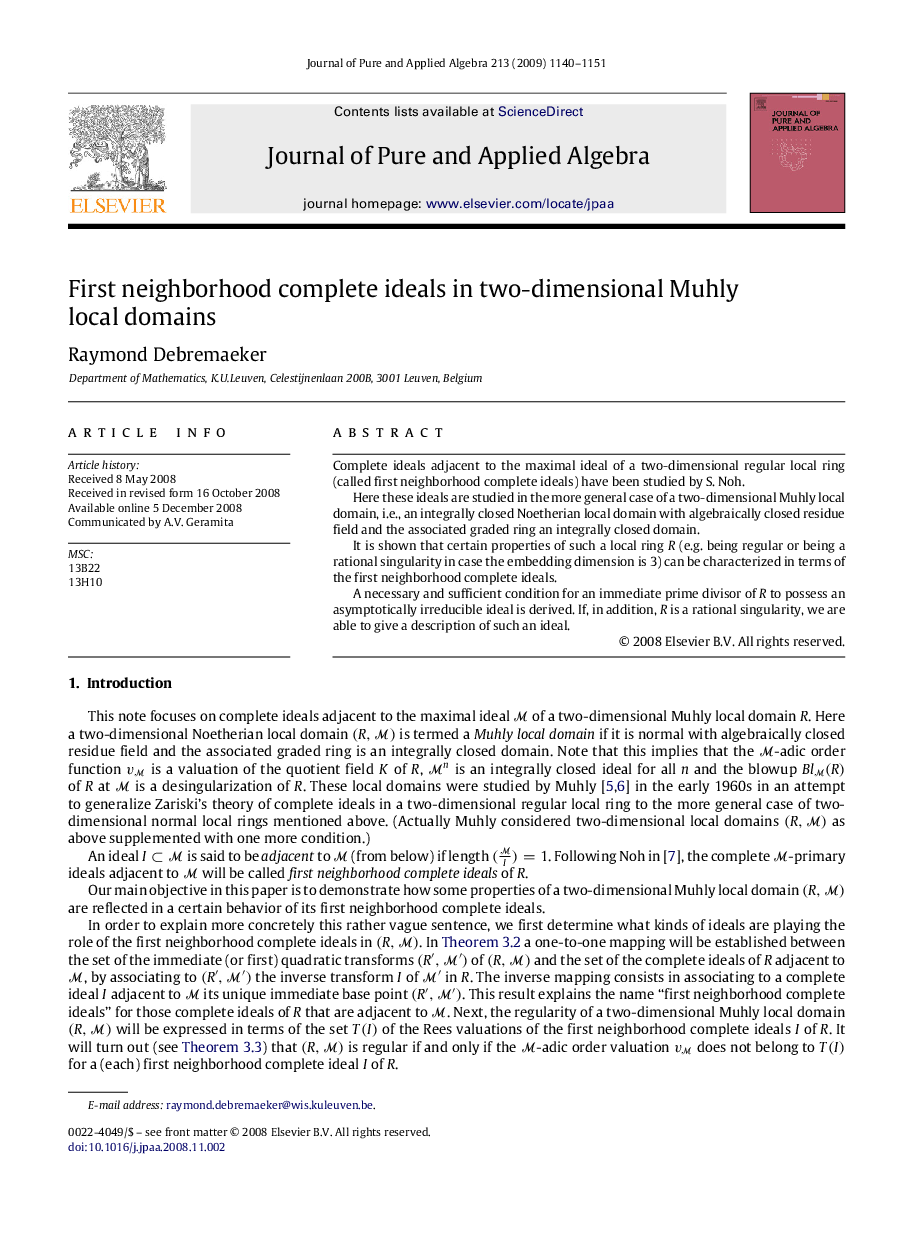 First neighborhood complete ideals in two-dimensional Muhly local domains