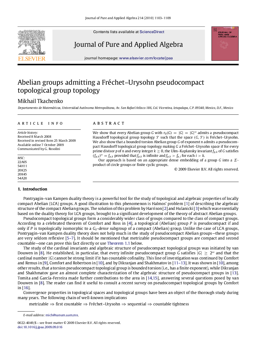 Abelian groups admitting a Fréchet–Urysohn pseudocompact topological group topology