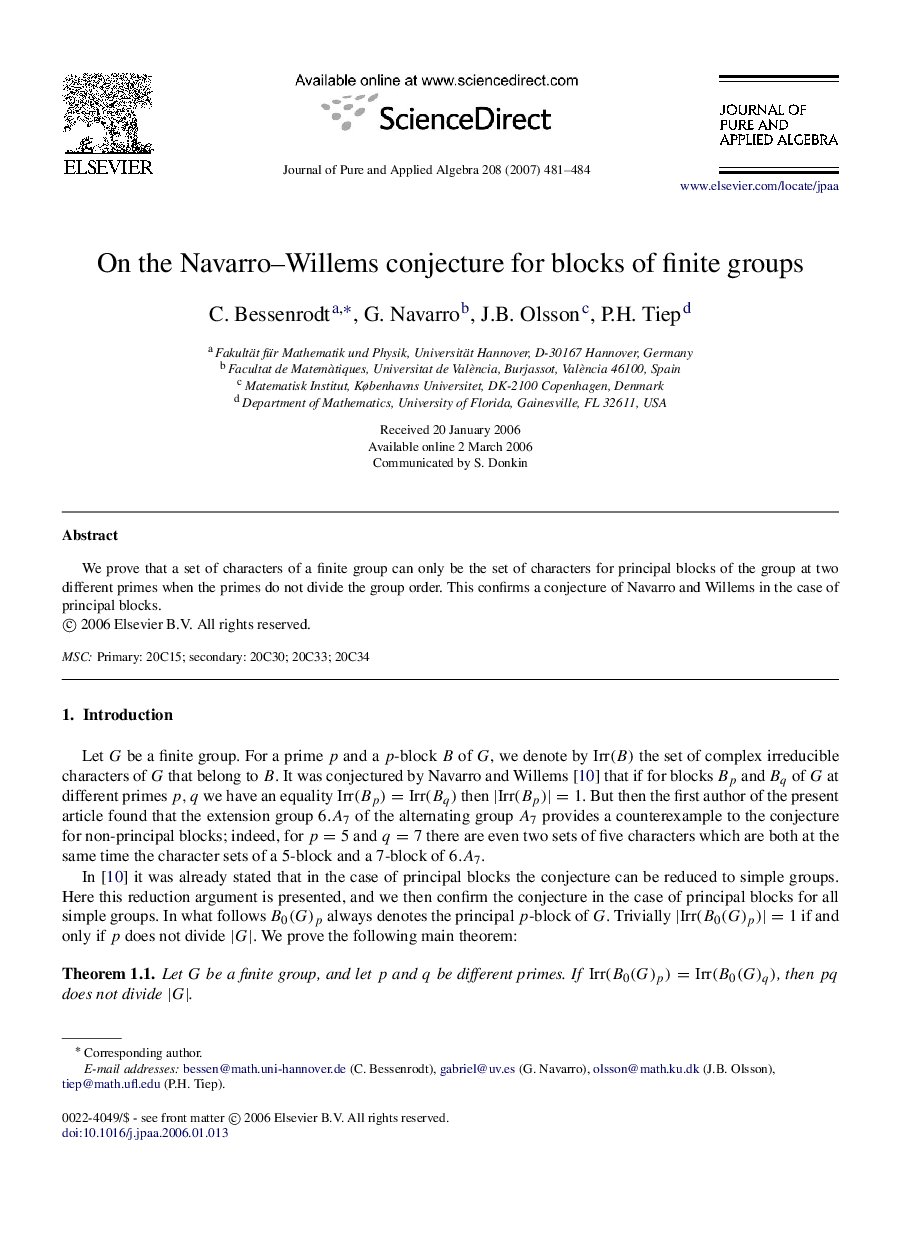 On the Navarro-Willems conjecture for blocks of finite groups