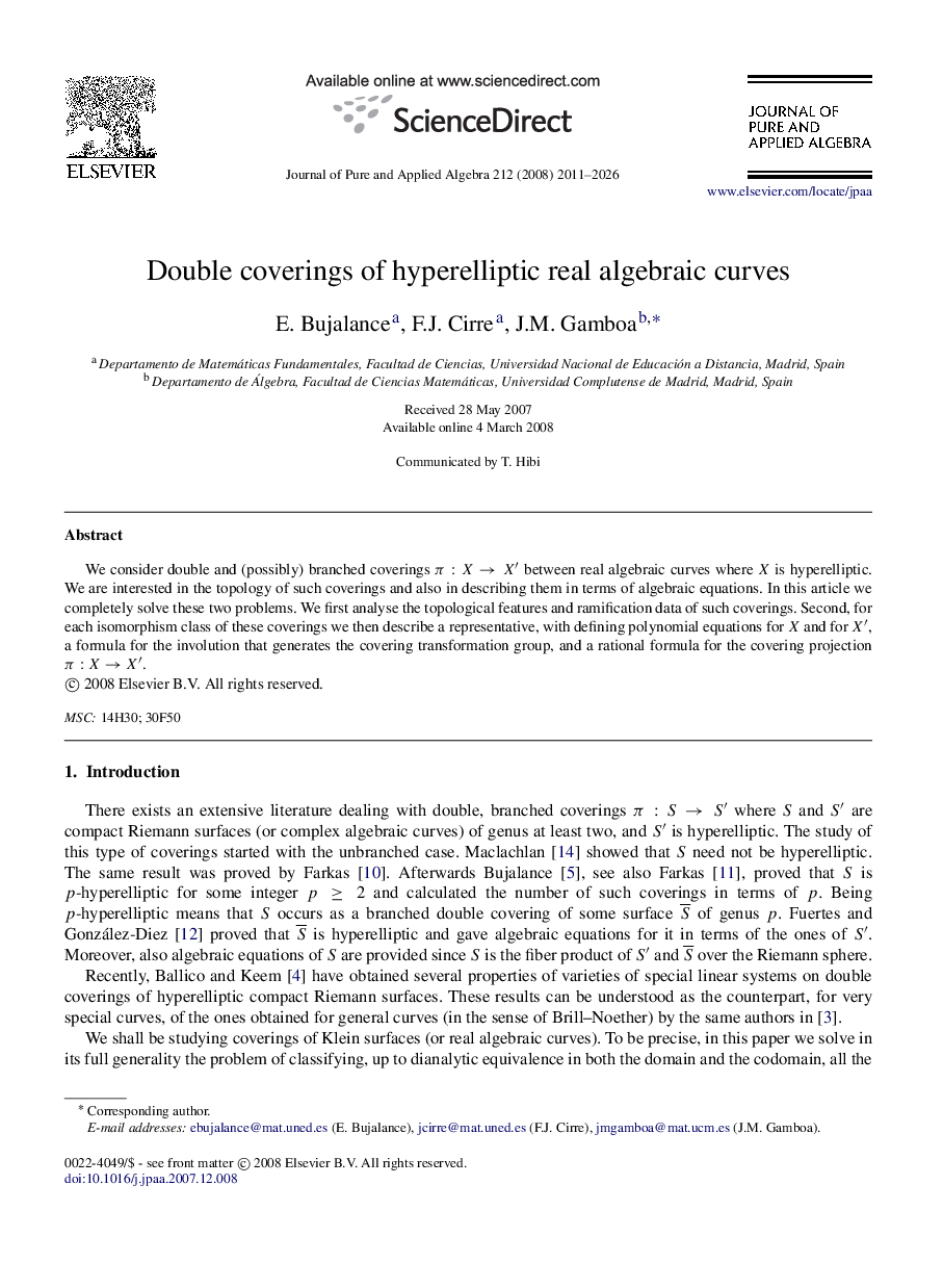 Double coverings of hyperelliptic real algebraic curves