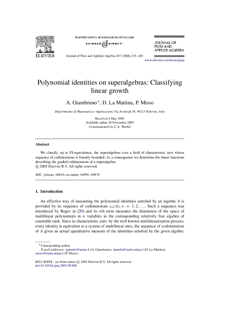 Polynomial identities on superalgebras: Classifying linear growth