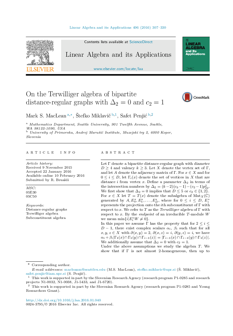 On the Terwilliger algebra of bipartite distance-regular graphs with Δ2 = 0 and c2 = 1