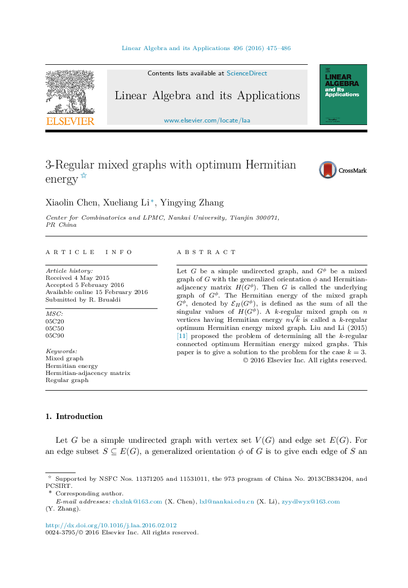 3-Regular mixed graphs with optimum Hermitian energy 