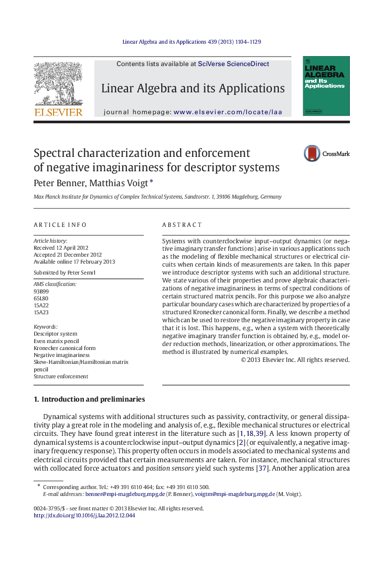 Spectral characterization and enforcement of negative imaginariness for descriptor systems