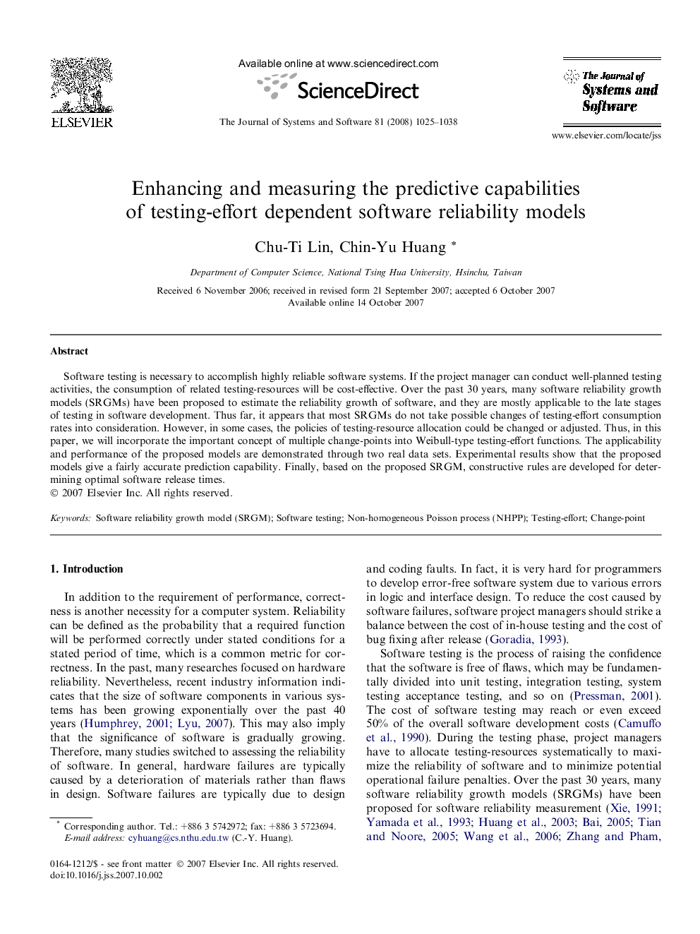 Enhancing and measuring the predictive capabilities of testing-effort dependent software reliability models