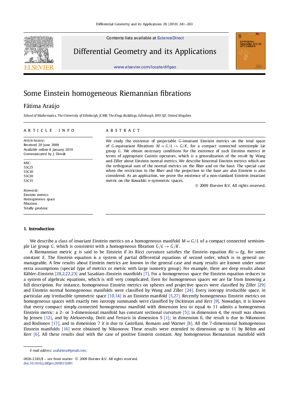 Some Einstein homogeneous Riemannian fibrations