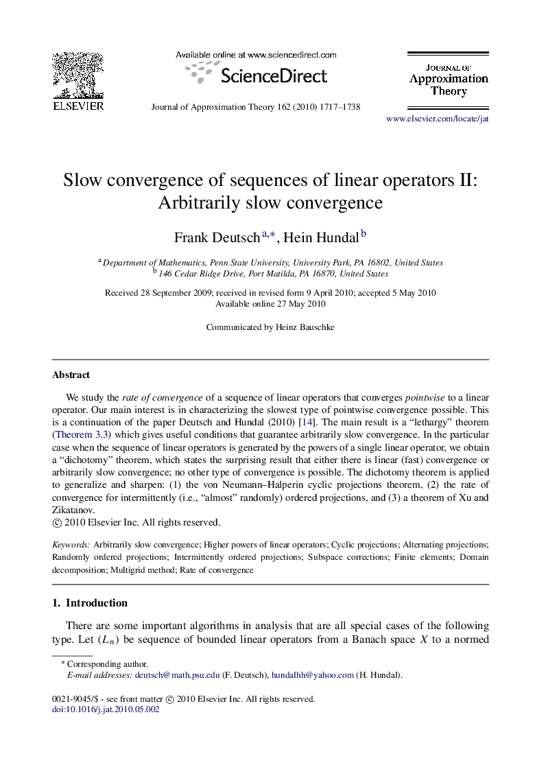 Slow convergence of sequences of linear operators II: Arbitrarily slow convergence
