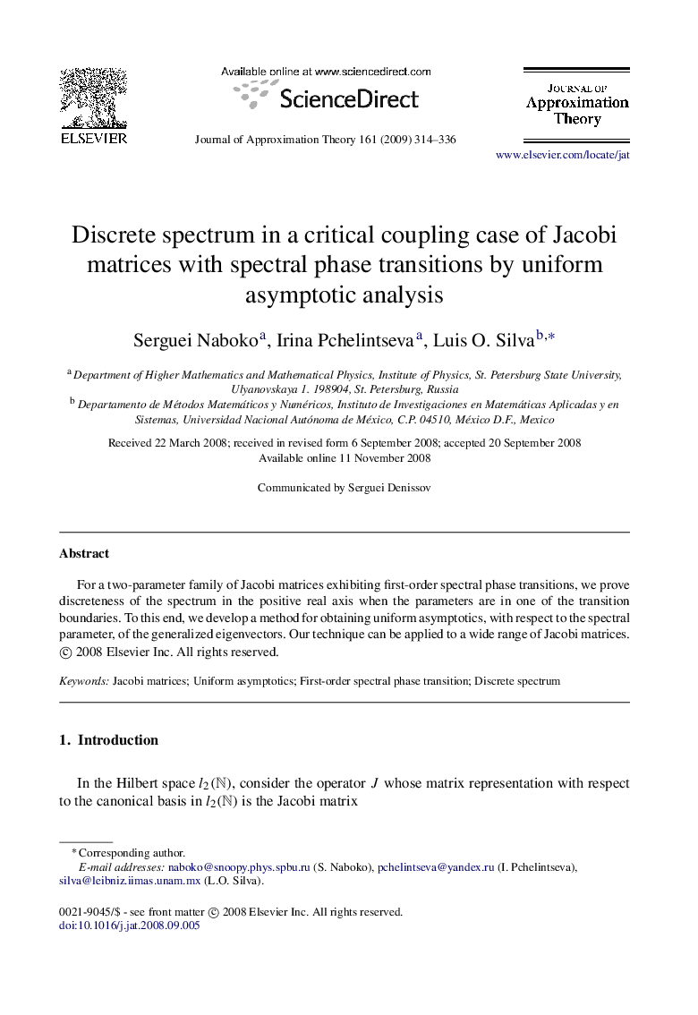 Discrete spectrum in a critical coupling case of Jacobi matrices with spectral phase transitions by uniform asymptotic analysis