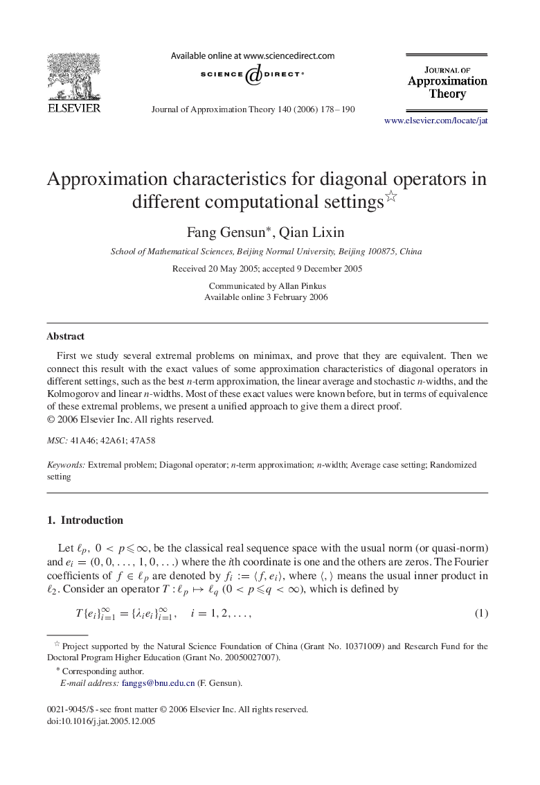 Approximation characteristics for diagonal operators in different computational settings 