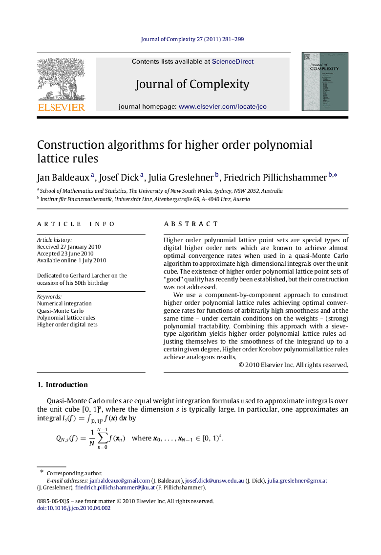 Construction algorithms for higher order polynomial lattice rules