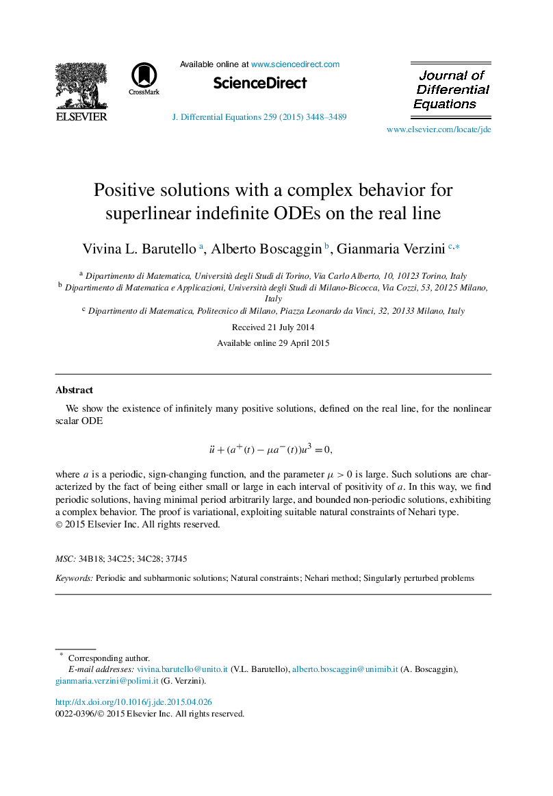 Positive solutions with a complex behavior for superlinear indefinite ODEs on the real line