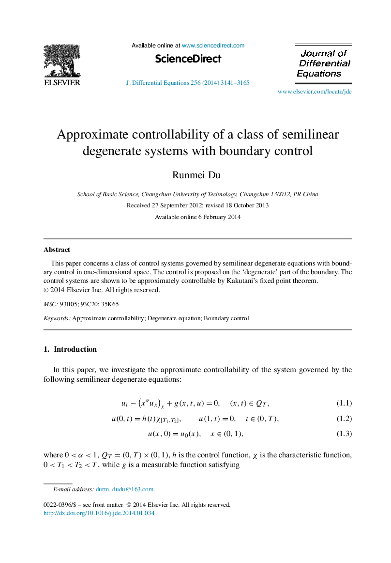 Approximate controllability of a class of semilinear degenerate systems with boundary control