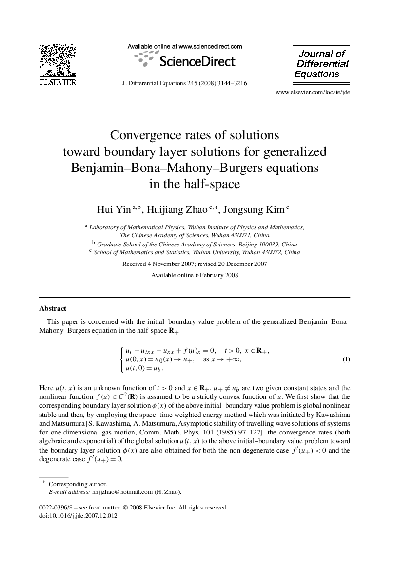 Convergence rates of solutions toward boundary layer solutions for generalized Benjamin–Bona–Mahony–Burgers equations in the half-space