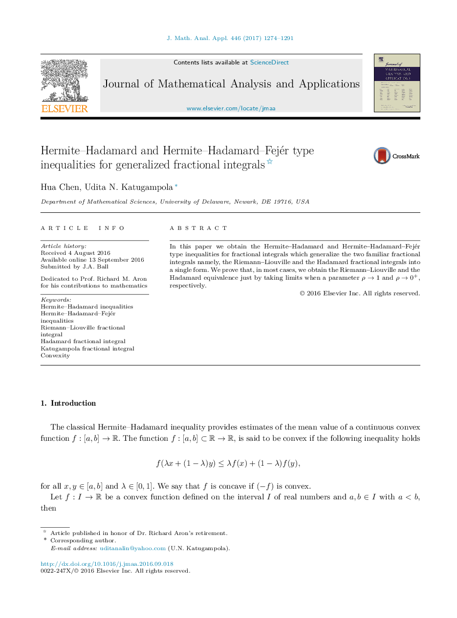 Hermite–Hadamard and Hermite–Hadamard–Fejér type inequalities for generalized fractional integrals 
