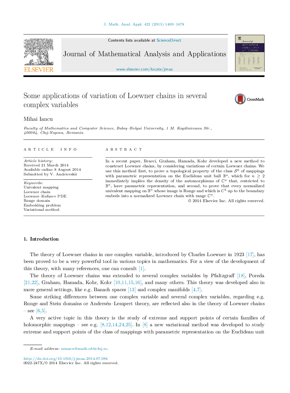 Some applications of variation of Loewner chains in several complex variables