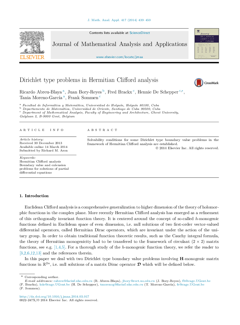 Dirichlet type problems in Hermitian Clifford analysis