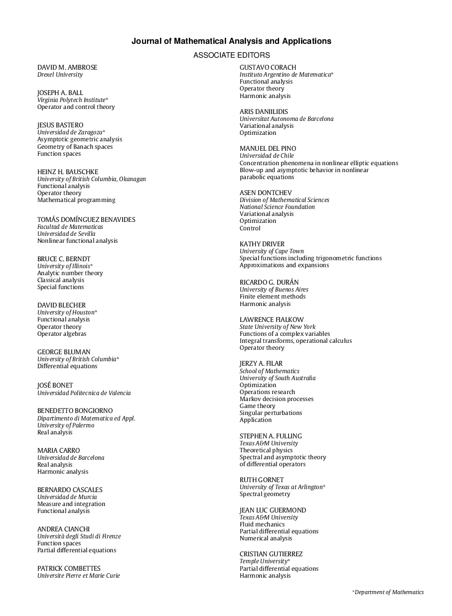 Editorial Board