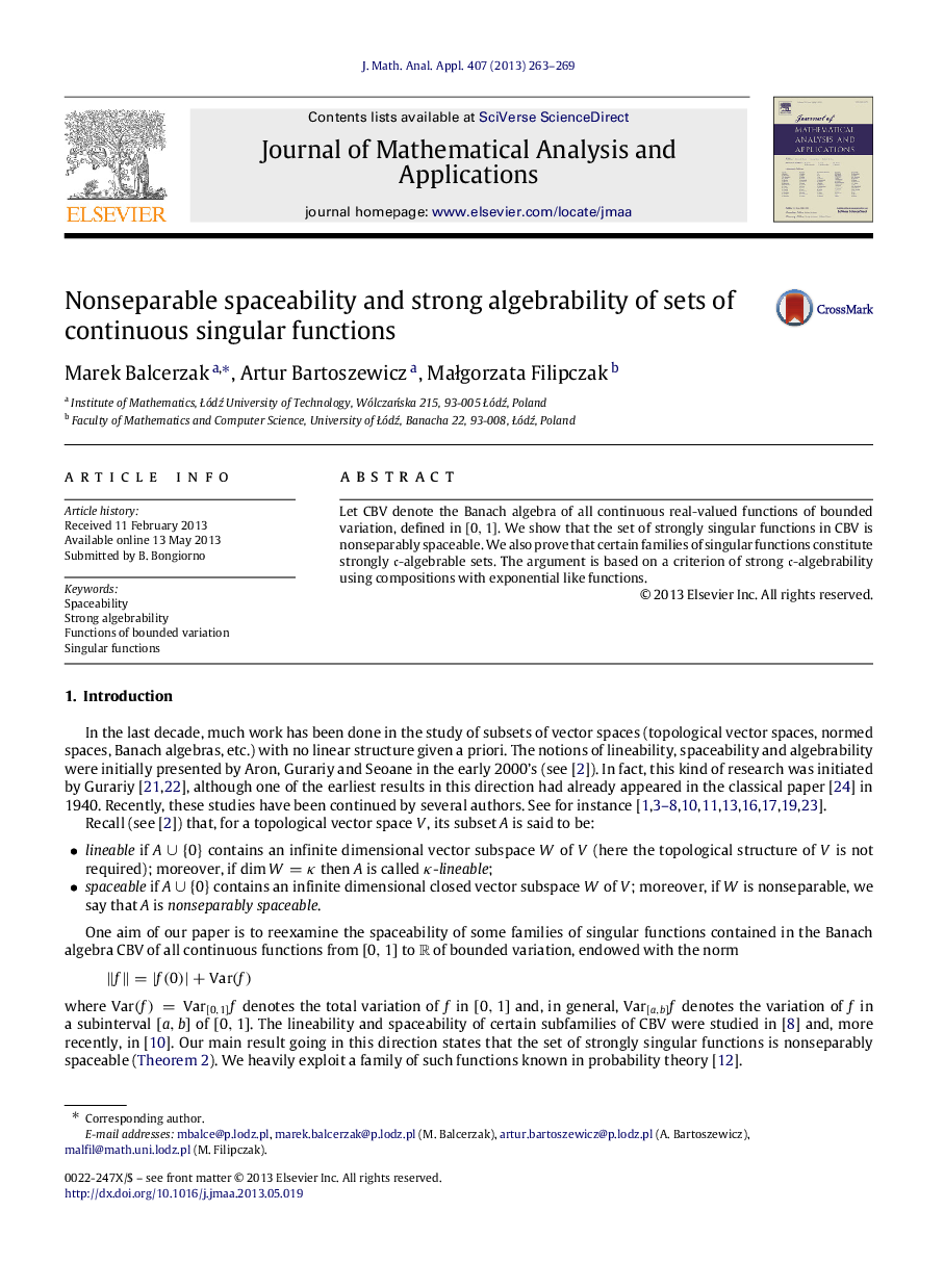 Nonseparable spaceability and strong algebrability of sets of continuous singular functions