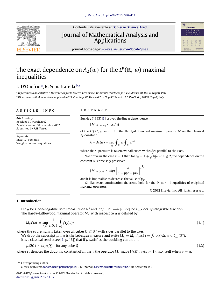 The exact dependence on A2(w)A2(w) for the Lp(R,w)Lp(R,w) maximal inequalities