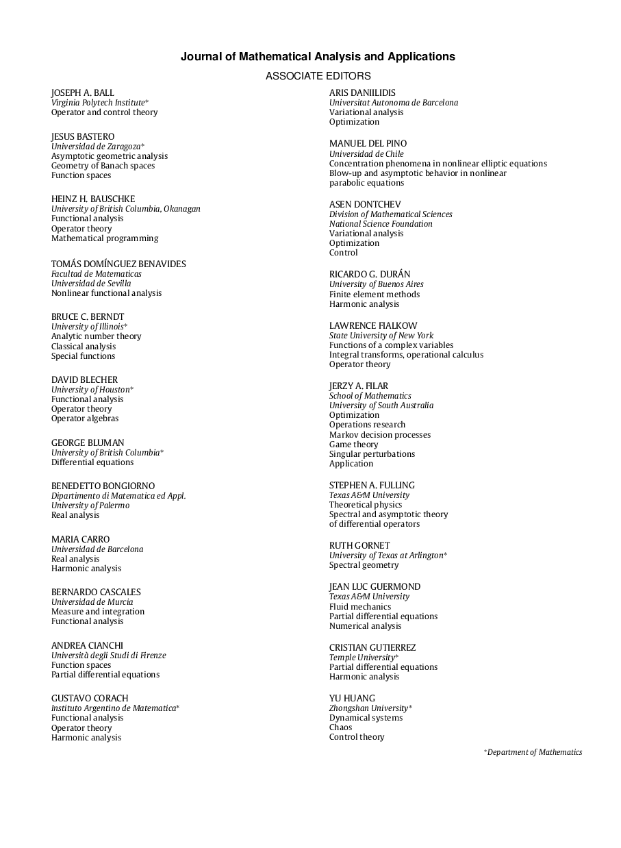 Editorial Board