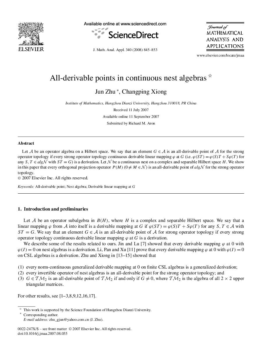 All-derivable points in continuous nest algebras 