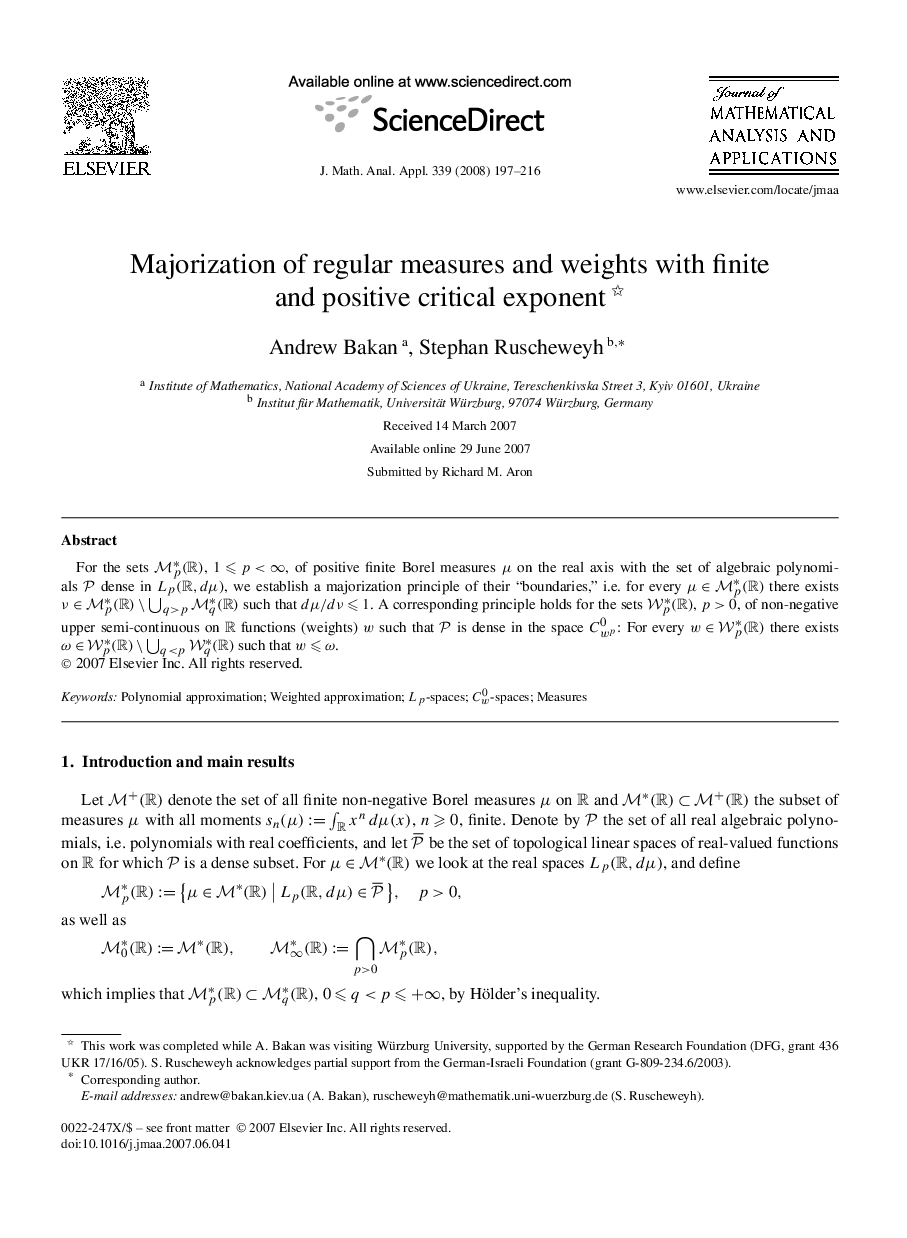 Majorization of regular measures and weights with finite and positive critical exponent 