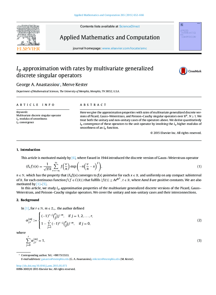 Lp approximation with rates by multivariate generalized discrete singular operators