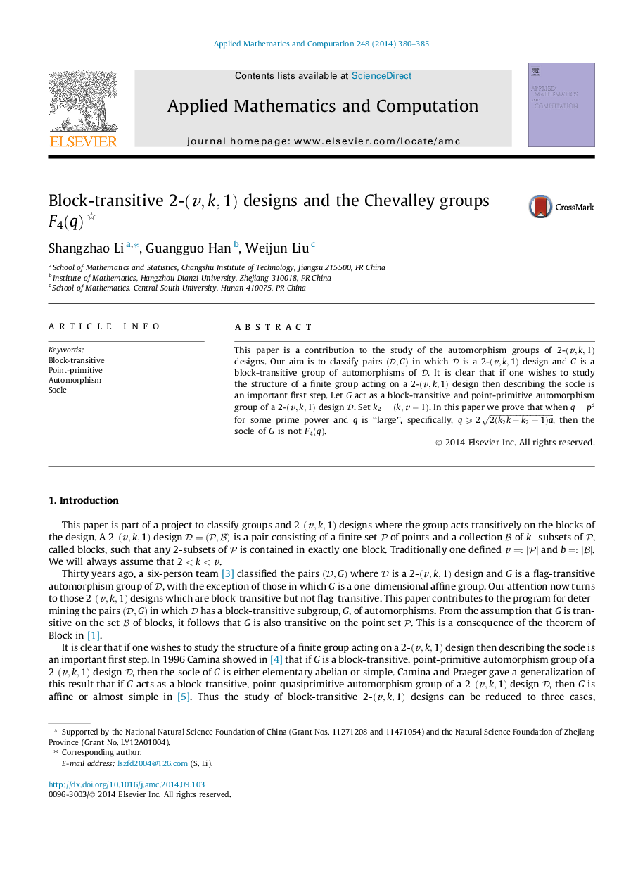 Block-transitive 2-(v,k,1)2-(v,k,1) designs and the Chevalley groups F4(q)F4(q) 