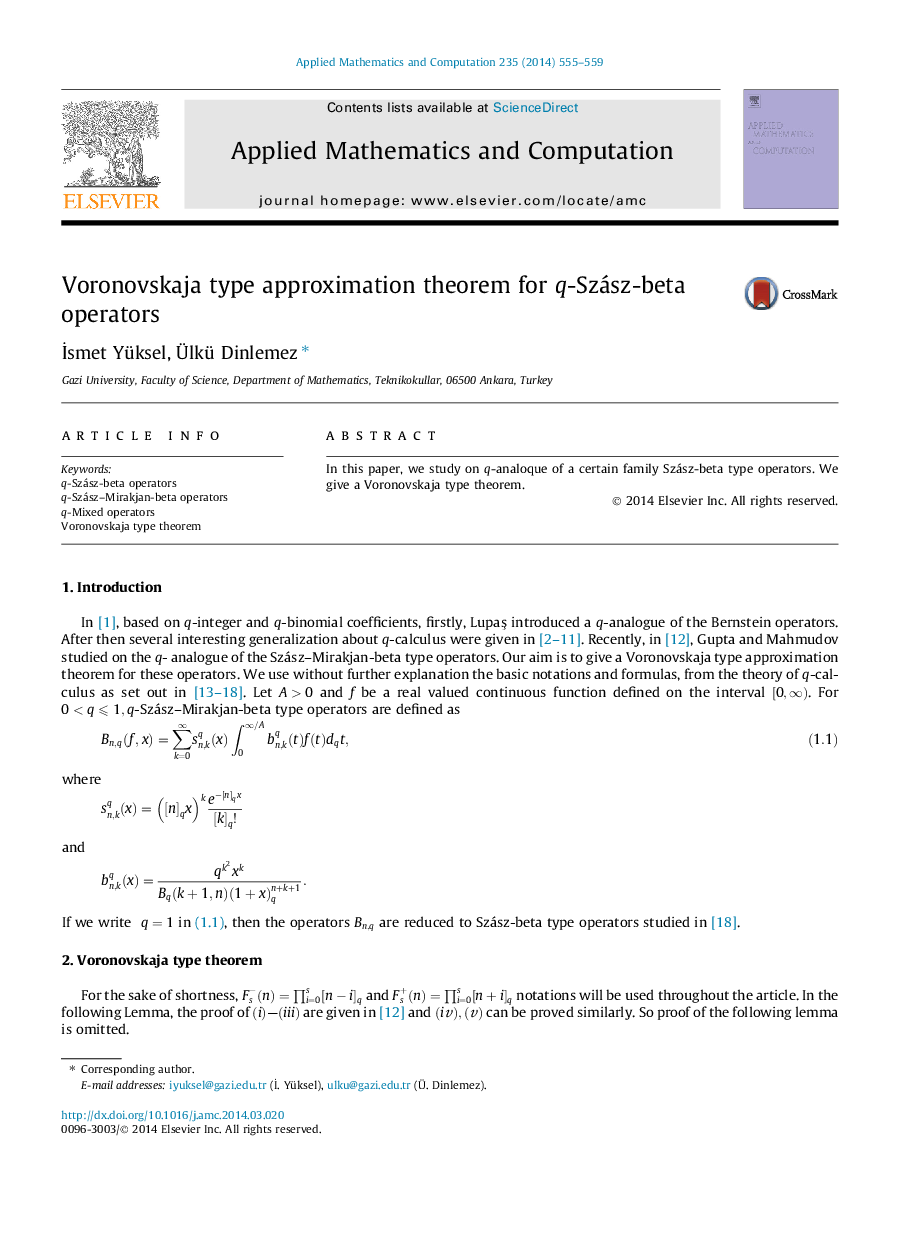 Voronovskaja type approximation theorem for q-Szász-beta operators