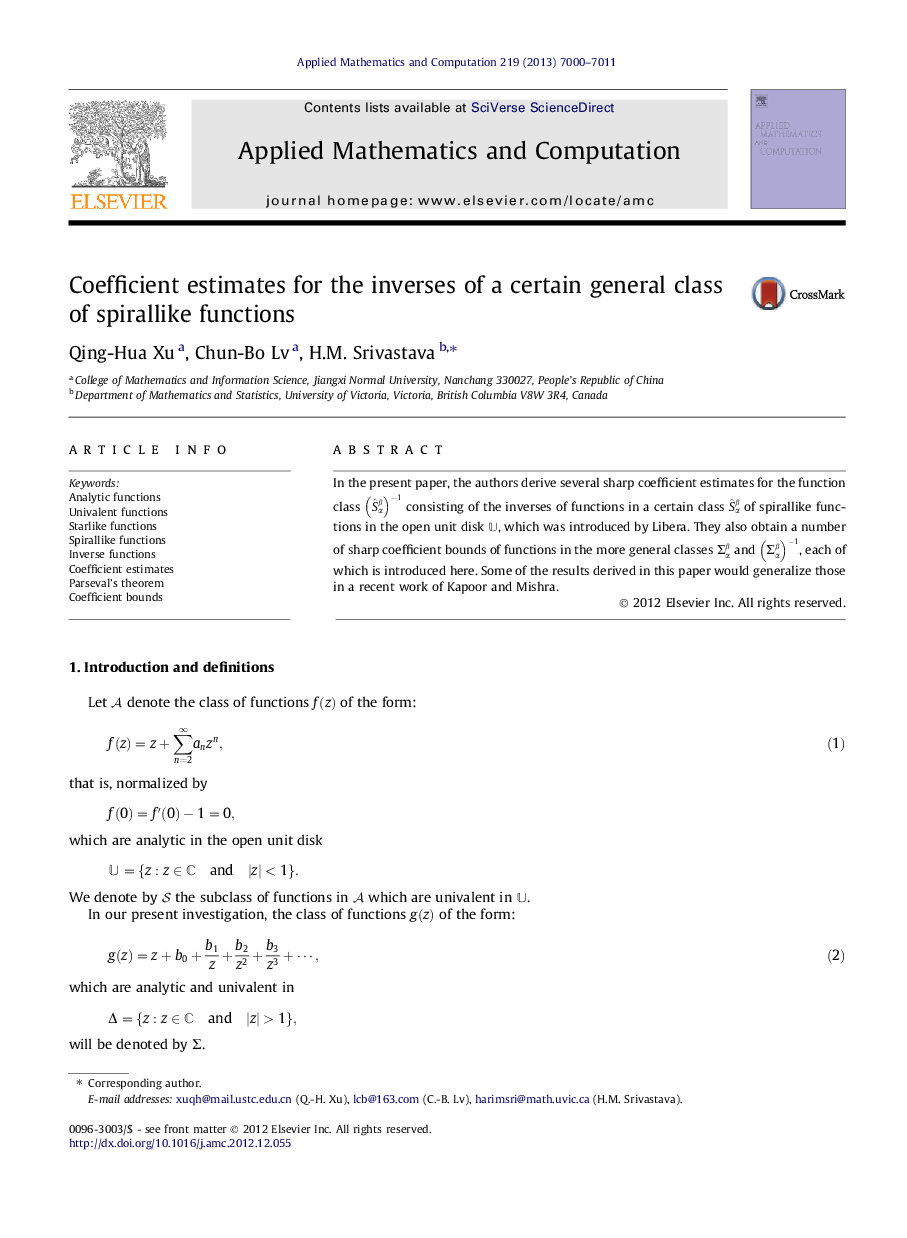 Coefficient estimates for the inverses of a certain general class of spirallike functions