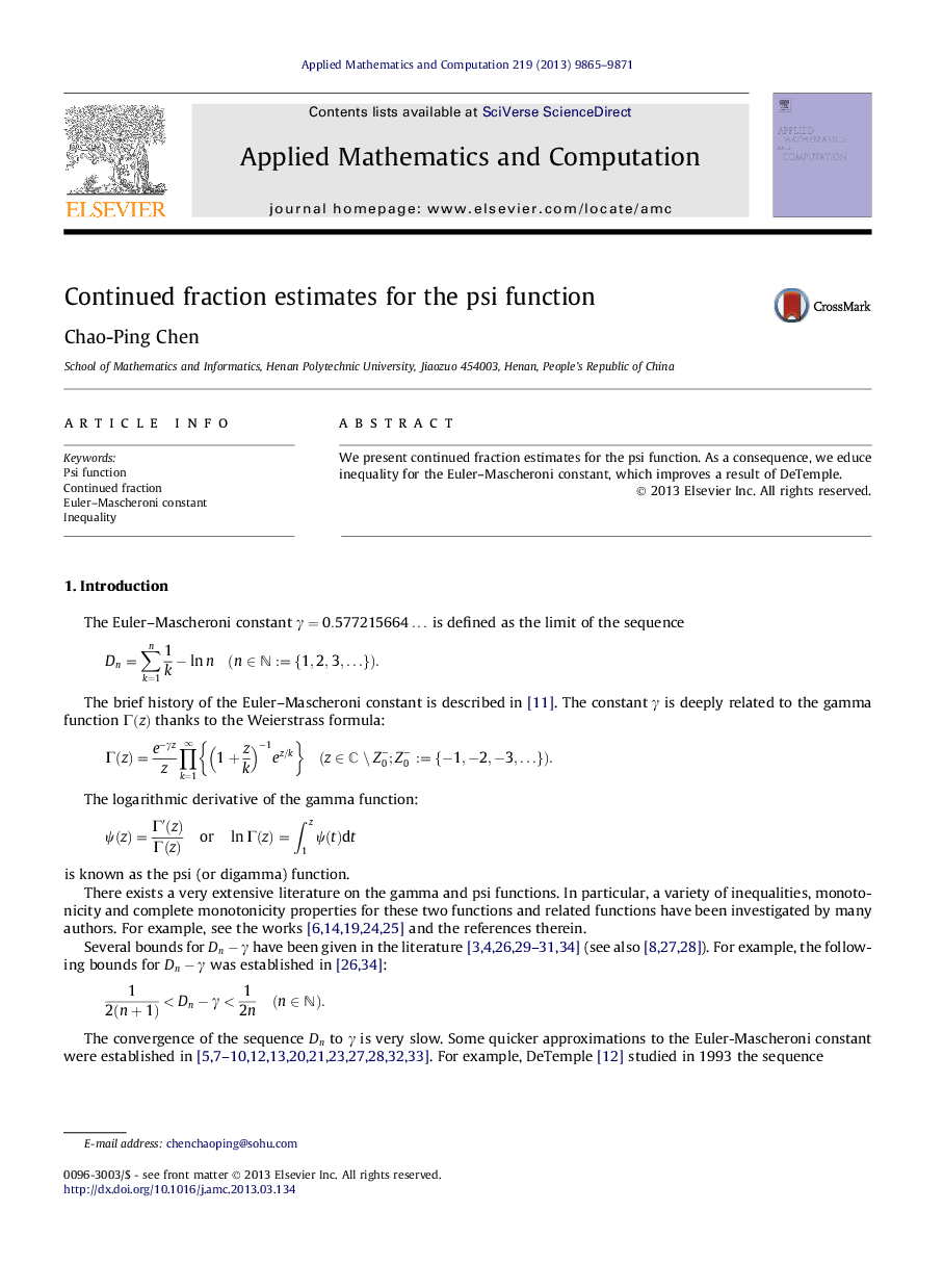 Continued fraction estimates for the psi function