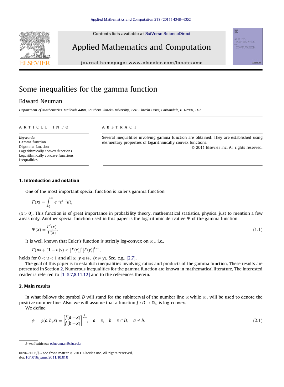 Some inequalities for the gamma function