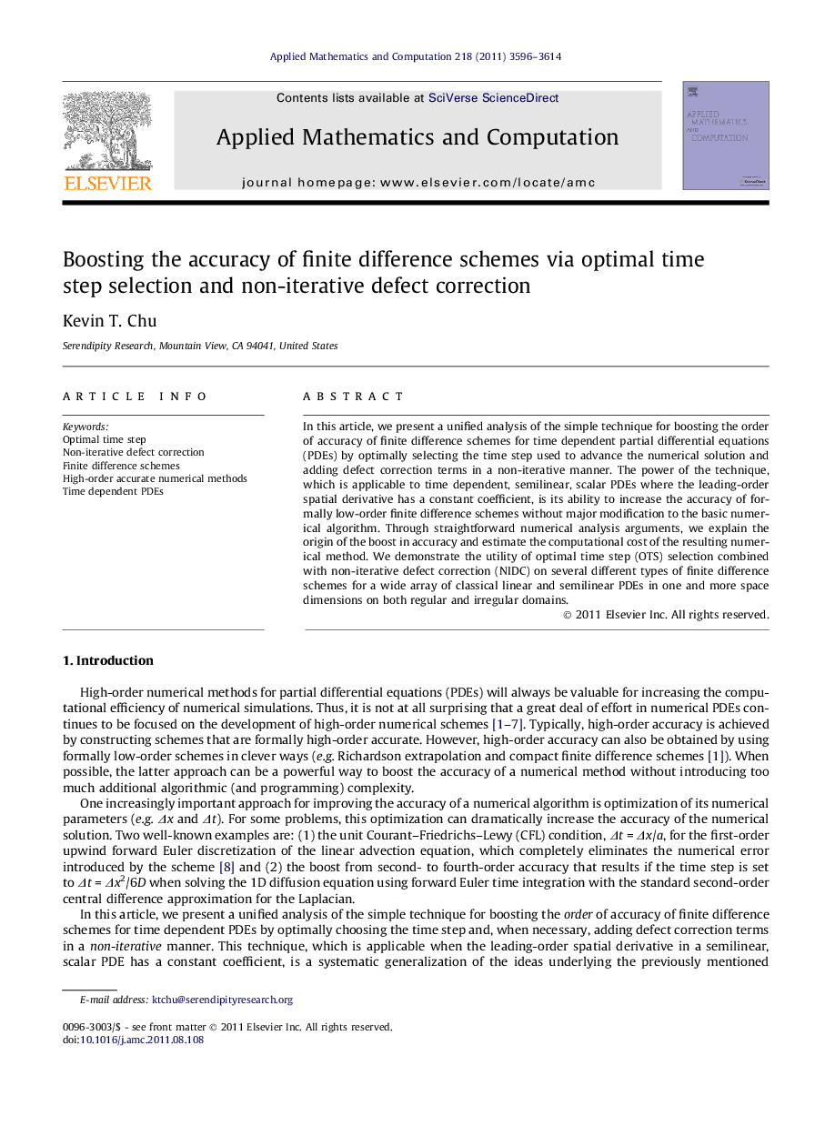 Boosting the accuracy of finite difference schemes via optimal time step selection and non-iterative defect correction