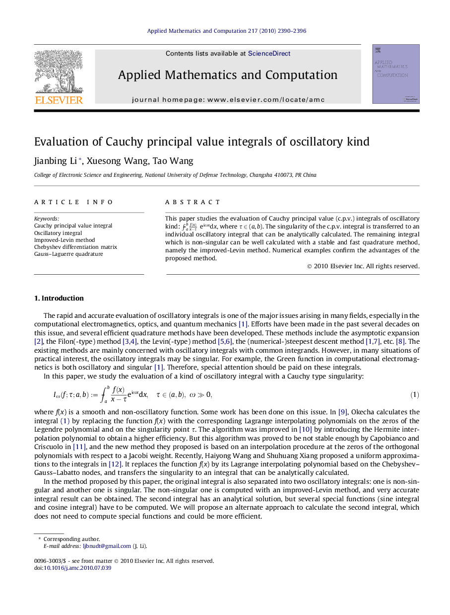 Evaluation of Cauchy principal value integrals of oscillatory kind