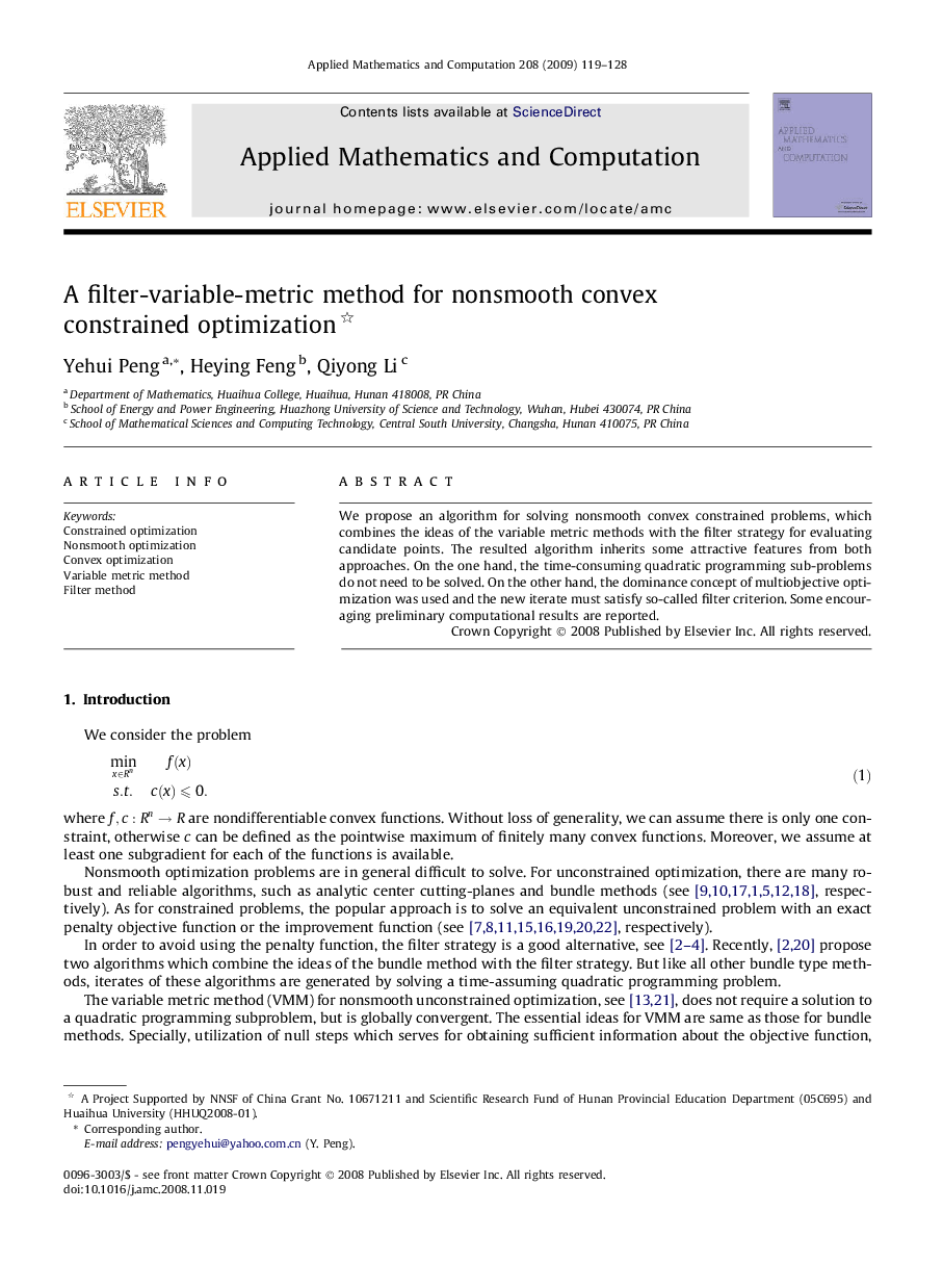 A filter-variable-metric method for nonsmooth convex constrained optimization 