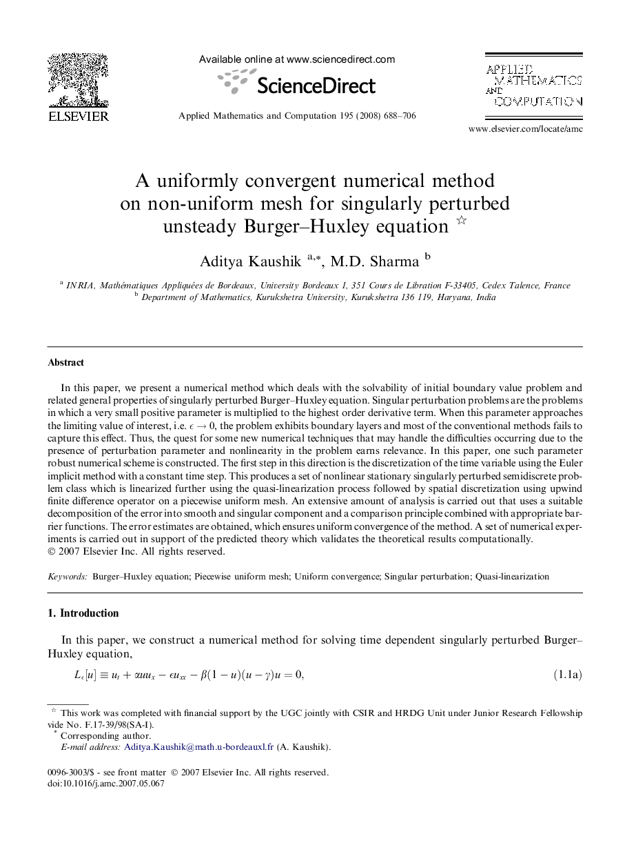 A uniformly convergent numerical method on non-uniform mesh for singularly perturbed unsteady Burger-Huxley equation