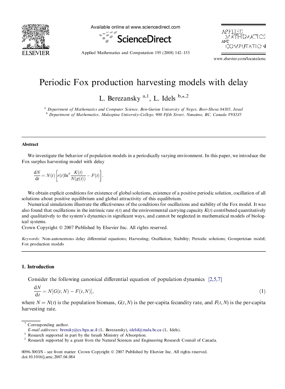 Periodic Fox production harvesting models with delay