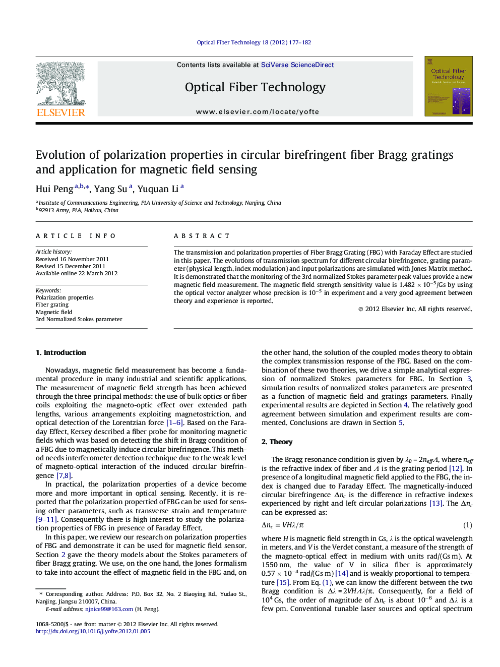 Evolution of polarization properties in circular birefringent fiber Bragg gratings and application for magnetic field sensing